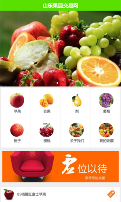 山东果品交易网 v1.0