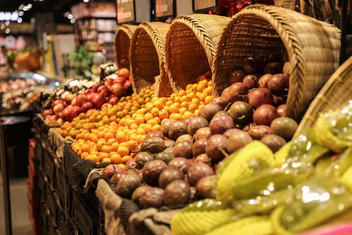 橘子苹果百香果水果商场超市商品货物摄影图 摄影