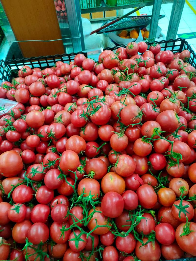 蟒川幸美超市生鲜区价格一览 西红柿、黄瓜与奶白果品